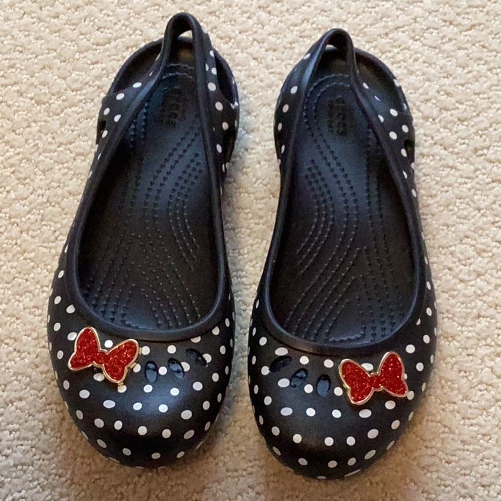 Crocs Disney Kadee Minnie Mouse Sling Back Sandals Women’s SZ 7 New